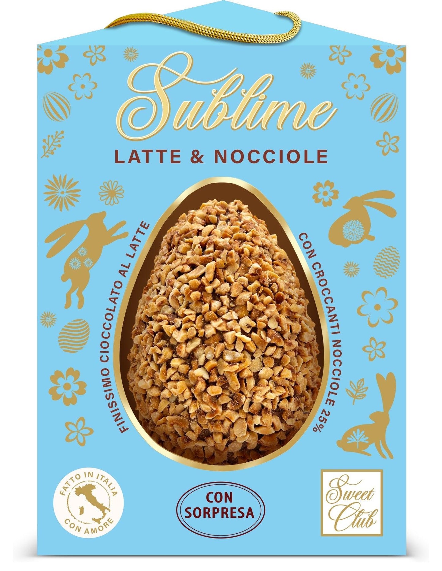 Sublime Uovo cioccolato al latte con nocciole. - Sweet Club